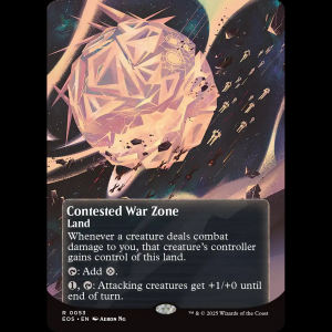 MTG Contested War Zone Edge of Eternities: Stellar Sights eos#53