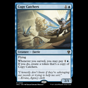 MTG Copy Catchers Murders at Karlov Manor Commander mkc#20