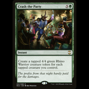 MTG Crash the Party New Capenna Commander ncc#57