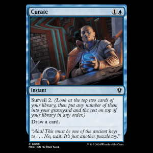 MTG Curate Murders at Karlov Manor Commander mkc#99