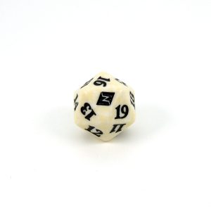 MTG Dado Dice Spindown Battle For Zendikar Blanco