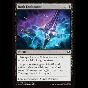 MTG Dark Endurance Edge of Eternities eoe#93