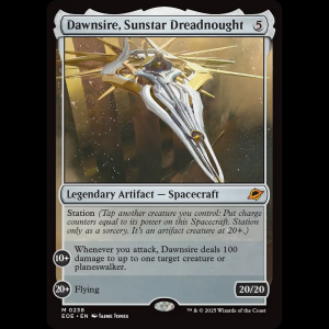 MTG Dawnsire, Sunstar Dreadnought Edge of Eternities eoe#238