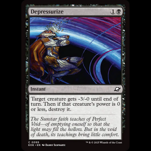 MTG Depressurize Edge of Eternities eoe#95