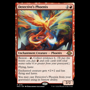 MTG Detective's Phoenix Modern Horizons 3 mh3#116