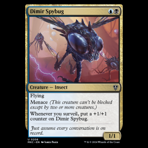 MTG Dimir Spybug Murders at Karlov Manor Commander mkc#206