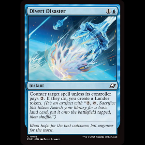 MTG Divert Disaster Edge of Eternities eoe#55