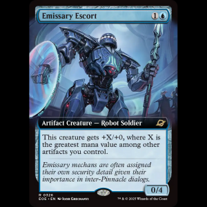 MTG Emissary Escort Edge of Eternities eoe#326