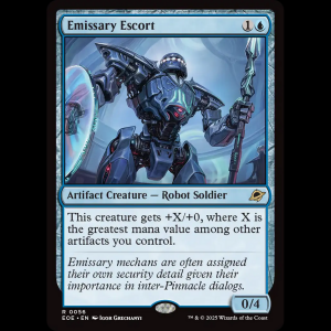 MTG Emissary Escort Edge of Eternities eoe#56