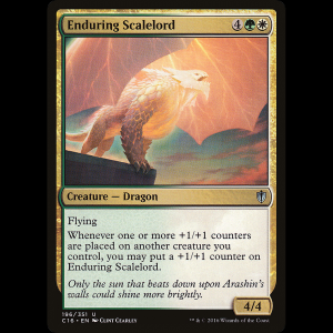 MTG Señora de escamas resistente (Enduring Scalelord) Commander 2016 c16#196