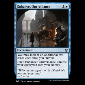 MTG Enhanced Surveillance Murders at Karlov Manor Commander mkc#102