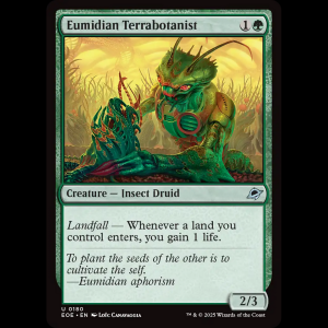 MTG Eumidian Terrabotanist Edge of Eternities eoe#180