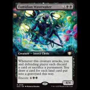 MTG Eumidian Wastewaker Edge of Eternities Commander eoc#28