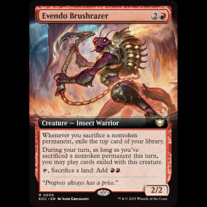 MTG Evendo Brushrazer Edge of Eternities Commander eoc#30