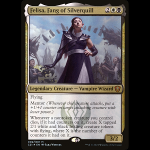 MTG Felisa, Fang of Silverquill Commander 2021 c21#2