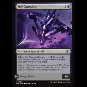 MTG Fell Gravship Edge of Eternities eoe#101