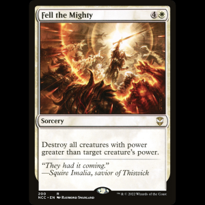 MTG Fell the Mighty New Capenna Commander ncc#200