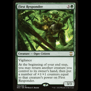 MTG First Responder New Capenna Commander ncc#60