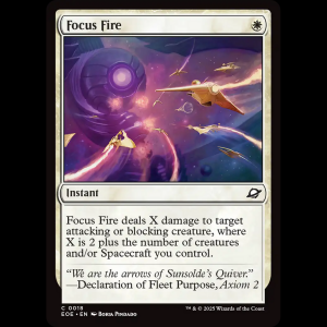 MTG Focus Fire Edge of Eternities eoe#18