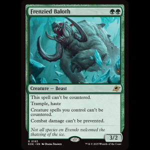 MTG Frenzied Baloth Edge of Eternities eoe#183