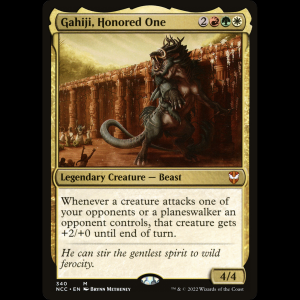 MTG Gahiji, Honored One New Capenna Commander ncc#340