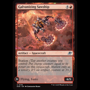 MTG Galvanizing Sawship Edge of Eternities eoe#136