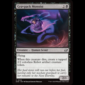 MTG Gravpack Monoist Edge of Eternities eoe#104