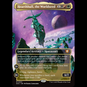 MTG Hearthhull, the Worldseed Edge of Eternities Commander eoc#1