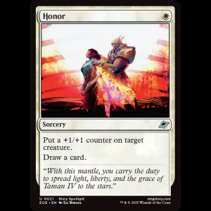 MTG Honor Edge of Eternities eoe#21
