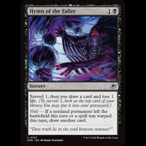 MTG Hymn of the Faller Edge of Eternities eoe#107