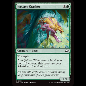MTG Icecave Crasher Edge of Eternities eoe#191