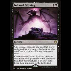 MTG Infernal Offering Commander 2021 c21#146