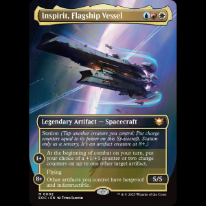 MTG Inspirit, Flagship Vessel Edge of Eternities Commander eoc#2