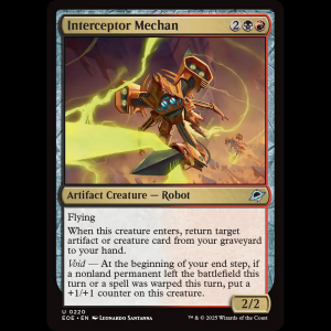 MTG Interceptor Mechan Edge of Eternities eoe#220