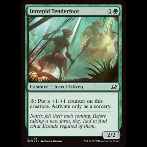 MTG Intrepid Tenderfoot Edge of Eternities eoe#193