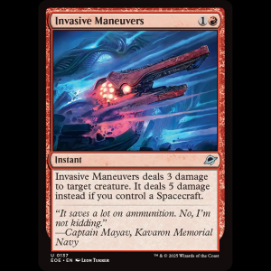 MTG Invasive Maneuvers Edge of Eternities eoe#137