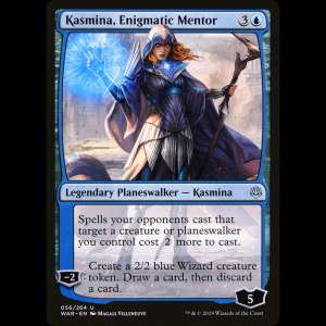MTG Kasmina, mentora enigmática (Kasmina, Enigmatic Mentor) War of the Spark war#56