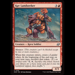 MTG Kav Landseeker Edge of Eternities eoe#138