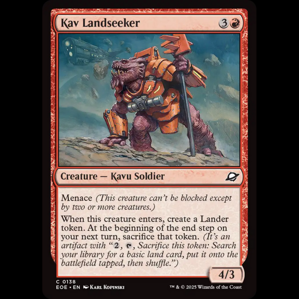 MTG Kav Landseeker Edge of Eternities eoe#138 - Madtoyz