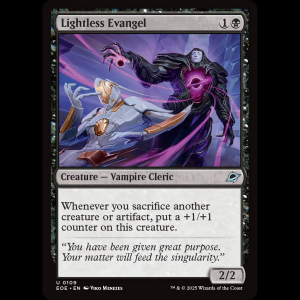 MTG Lightless Evangel Edge of Eternities eoe#109