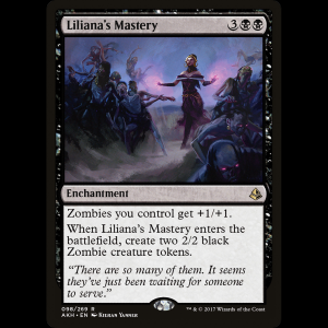 MTG Dominio de Liliana (Liliana's Mastery) Amonkhet akh#98