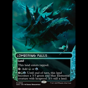 MTG Lumbering Falls Edge of Eternities: Stellar Sights eos#24