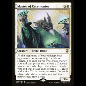 MTG Master of Ceremonies New Capenna Commander ncc#18
