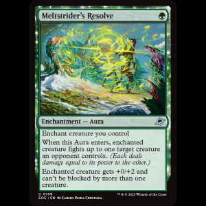 MTG Meltstrider's Resolve Edge of Eternities eoe#199