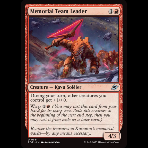 MTG Memorial Team Leader Edge of Eternities eoe#144