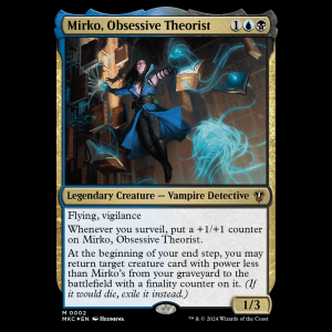 MTG Mirko, Obsessive Theorist Murders at Karlov Manor Commander mkc#2