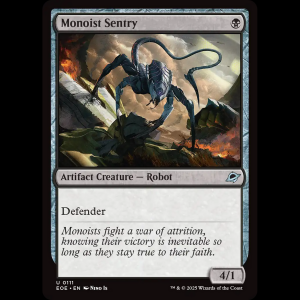 MTG Monoist Sentry Edge of Eternities eoe#111