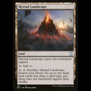 MTG Myriad Landscape New Capenna Commander ncc#416