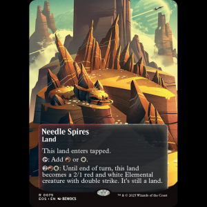 MTG Needle Spires Edge of Eternities: Stellar Sights eos#75