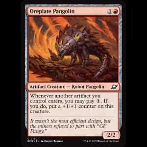 MTG Oreplate Pangolin Edge of Eternities eoe#150